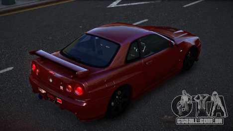 Nissan Skyline R34 Nuhxufi para GTA 4