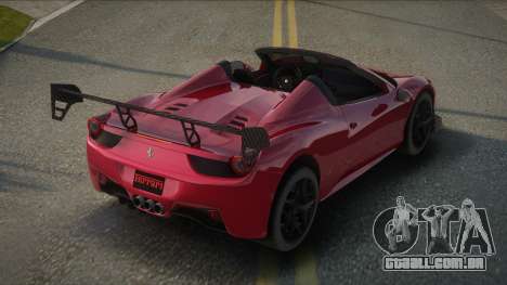 Ferrari 458 Jugany para GTA San Andreas
