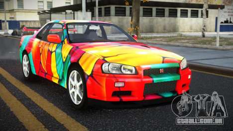 Nissan Skyline R34 Ganleen S11 para GTA 4