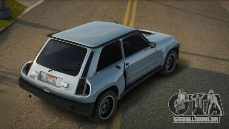 Renault 5 Turbo RogX para GTA San Andreas