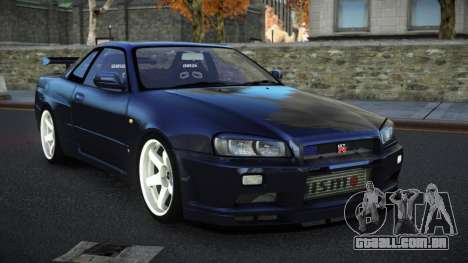 Nissan Skyline R34 Betkam para GTA 4