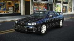 Nissan Skyline R34 Ganleen S6 para GTA 4