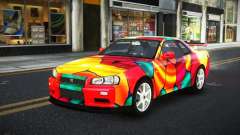 Nissan Skyline R34 Ganleen S11 para GTA 4