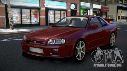 Nissan Skyline R34 Fale para GTA 4