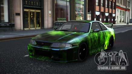 Nissan Skyline R33 Alsonry S14 para GTA 4
