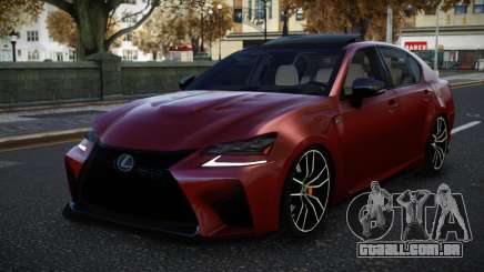 Lexus GS-F Uzul para GTA 4