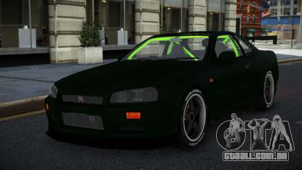 Nissan Skyline R34 Devyem para GTA 4