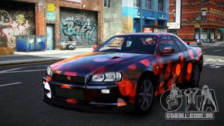 Nissan Skyline R34 Conia S6 para GTA 4
