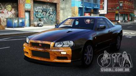 Nissan Skyline R34 Conia S7 para GTA 4