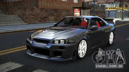 Nissan Skyline R34 Hustek para GTA 4