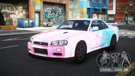 Nissan Skyline R34 Conia S4 para GTA 4