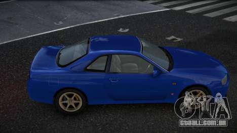 Nissan Skyline R34 Cuzdu para GTA 4