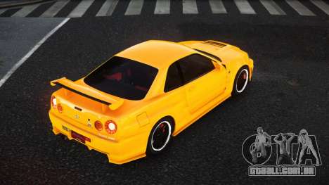 Nissan Skyline R34 Zecape para GTA 4