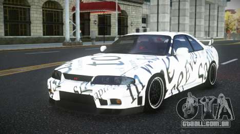 Nissan Skyline R33 Hacoley S9 para GTA 4