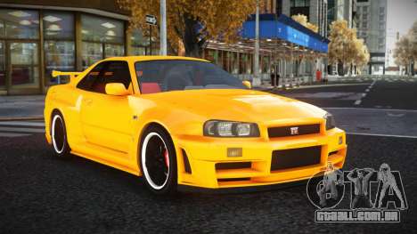 Nissan Skyline R34 Zecape para GTA 4