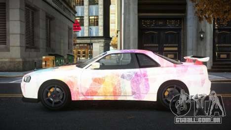 Nissan Skyline R34 Gaselly S12 para GTA 4