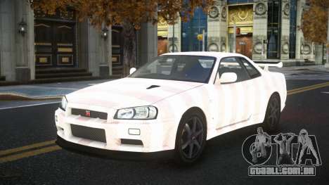 Nissan Skyline R34 Gaselly S13 para GTA 4