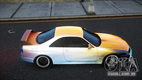 Nissan Skyline R33 Hacoley S11 para GTA 4
