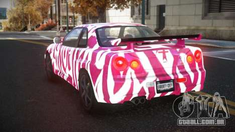 Nissan Skyline R34 Gaselly S4 para GTA 4