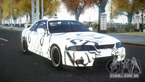 Nissan Skyline R33 Hacoley S9 para GTA 4