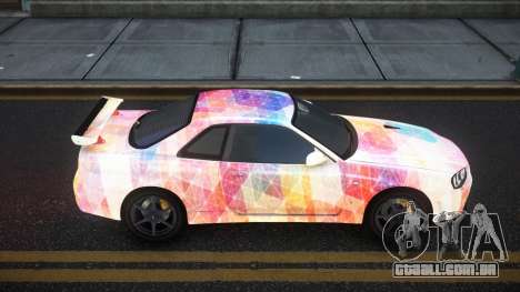 Nissan Skyline R34 Gaselly S12 para GTA 4