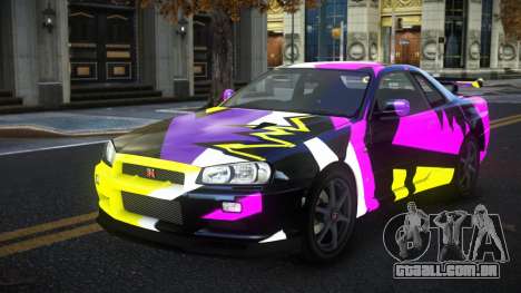 Nissan Skyline R34 Gaselly S3 para GTA 4