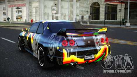 Nissan Skyline R33 Hacoley S1 para GTA 4