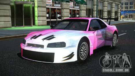 Nissan Skyline R34 Jagrao S1 para GTA 4