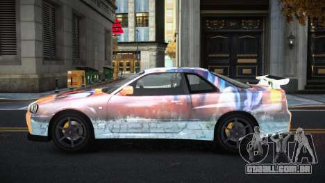 Nissan Skyline R34 Gaselly S5 para GTA 4