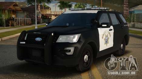 Ford Explorer Police 16th para GTA San Andreas