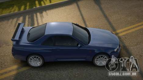 Nissan Skyline GT-R R34 99th para GTA San Andreas