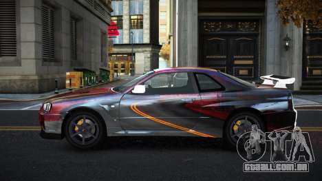 Nissan Skyline R34 Gaselly S10 para GTA 4