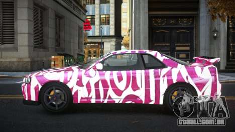 Nissan Skyline R34 Gaselly S4 para GTA 4