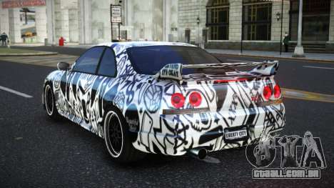 Nissan Skyline R33 Hacoley S13 para GTA 4
