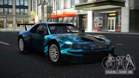 Nissan Skyline R34 Jagrao S6 para GTA 4