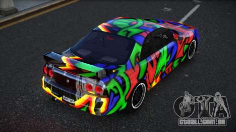 Nissan Skyline R33 Hacoley S1 para GTA 4