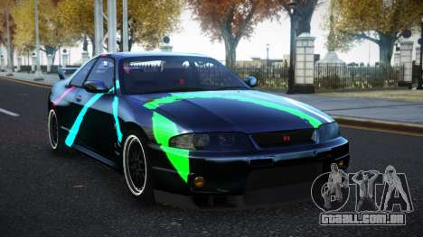 Nissan Skyline R33 Hacoley S14 para GTA 4