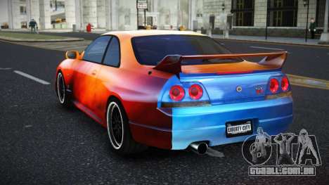 Nissan Skyline R33 Hacoley S11 para GTA 4