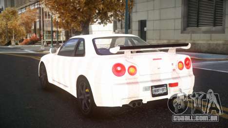 Nissan Skyline R34 Gaselly S13 para GTA 4