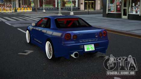 Nissan Skyline R34 Mero para GTA 4