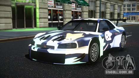 Nissan Skyline R34 Jagrao S5 para GTA 4