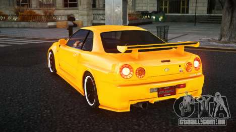 Nissan Skyline R34 Zecape para GTA 4