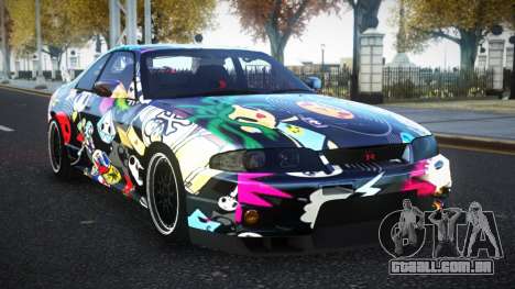 Nissan Skyline R33 Hacoley S10 para GTA 4