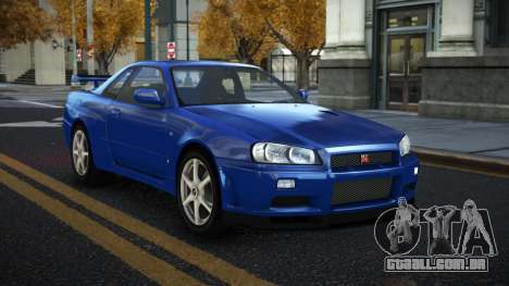 Nissan Skyline R34 Gaselly para GTA 4
