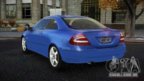 Mercedes-Benz CLK 63 AMG Fefaduqa para GTA 4