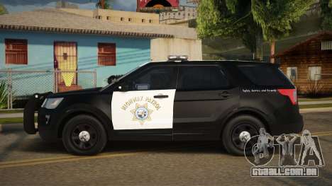 Ford Explorer Police 16th para GTA San Andreas
