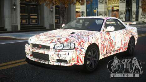 Nissan Skyline R34 Gaselly S1 para GTA 4