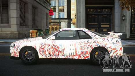 Nissan Skyline R34 Gaselly S1 para GTA 4