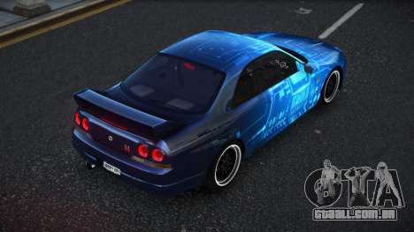 Nissan Skyline R33 Hacoley S4 para GTA 4