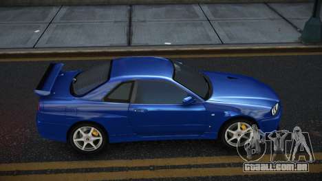 Nissan Skyline R34 Gaselly para GTA 4